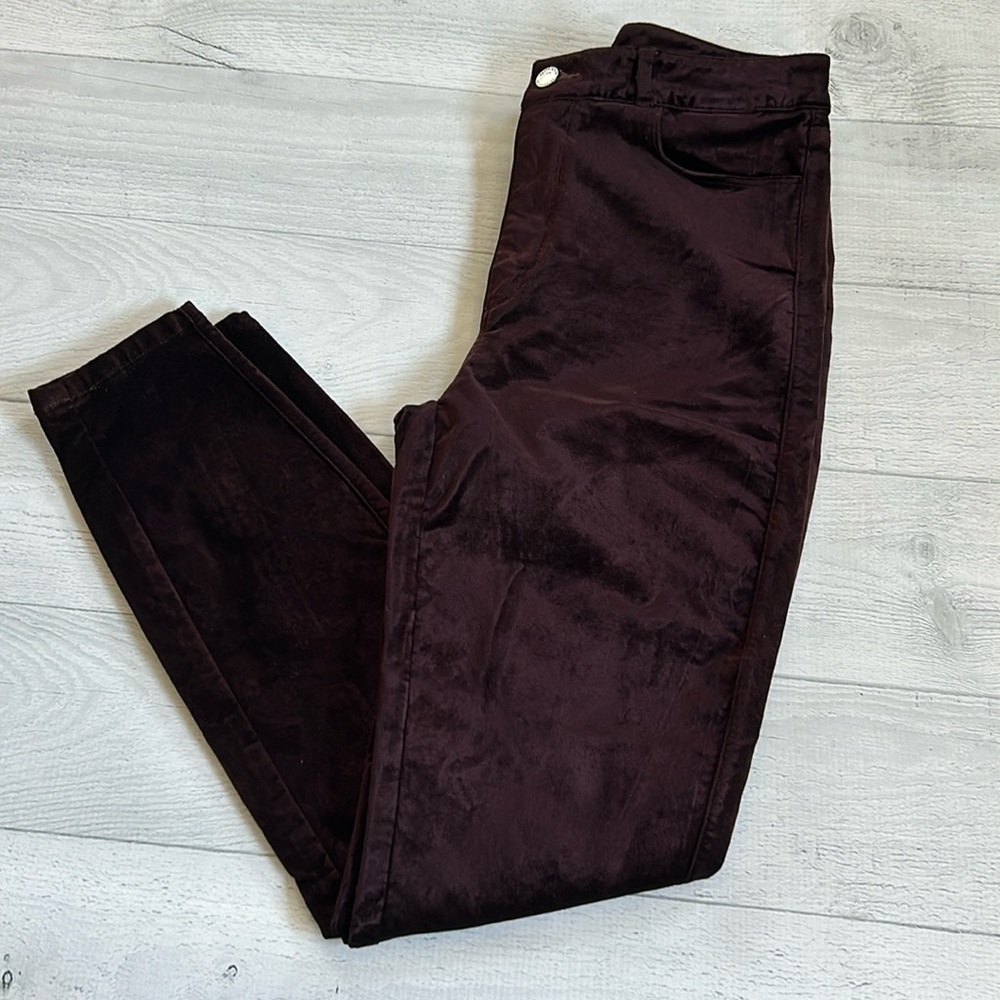 Paige Hoxton Ankle Velvet Jeans Sz 31‎